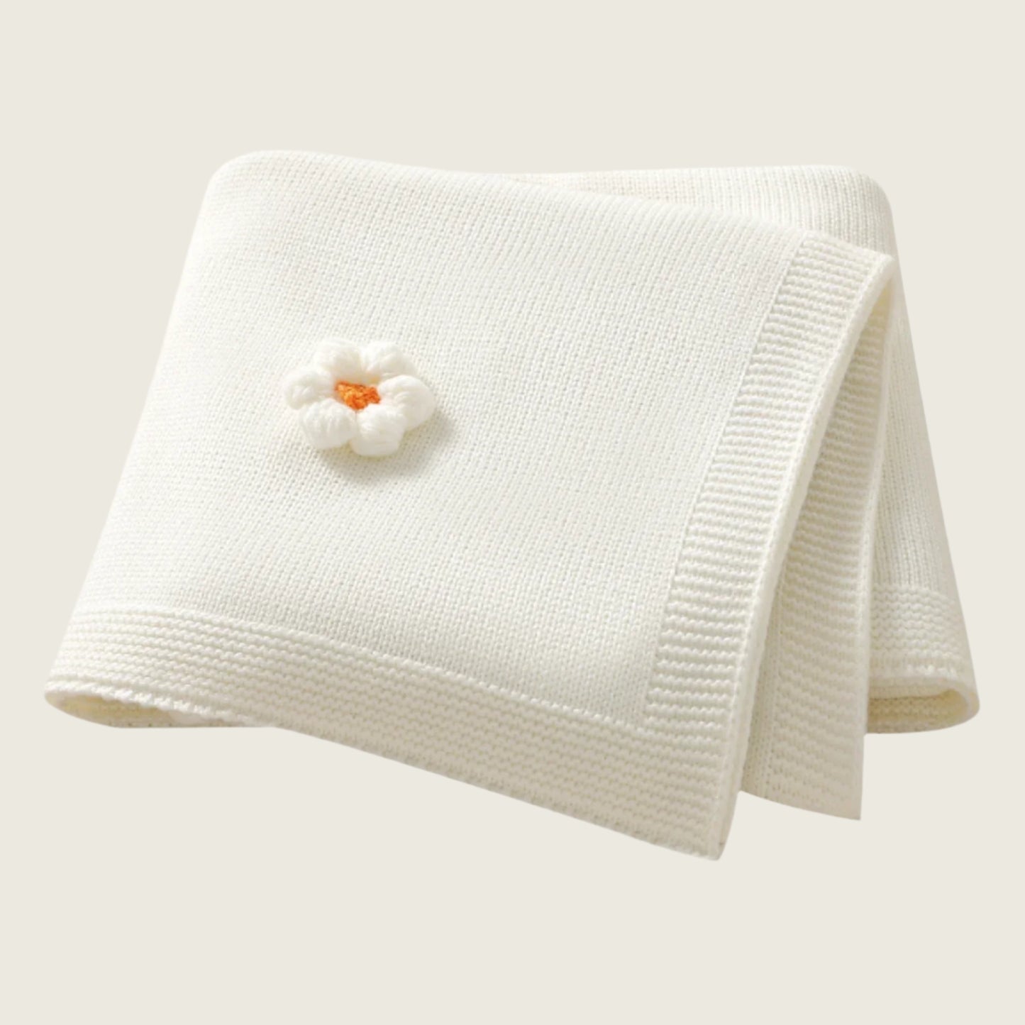 Blossom Knit Baby Blanket