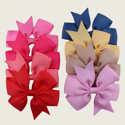 Ribbon Bow Hair Clips 30 pieces