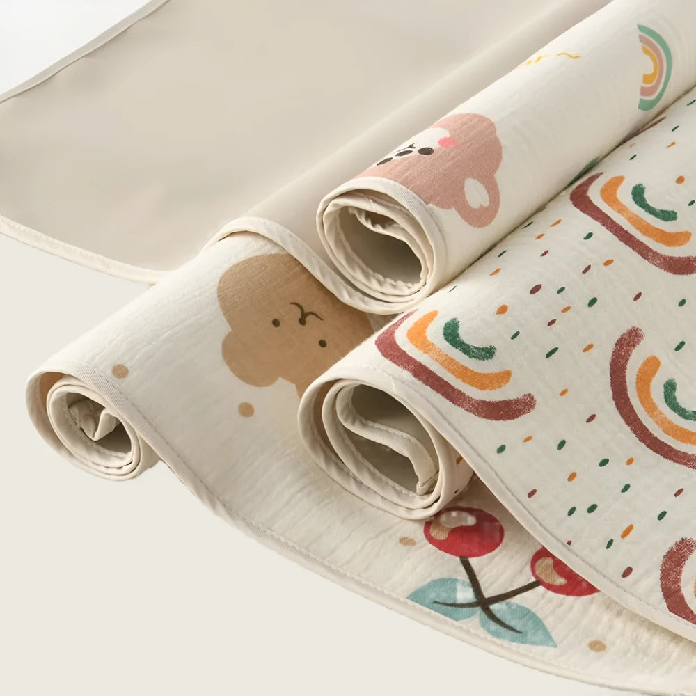 Soft Cotton Waterproof Changing Mat