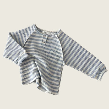 Waffle Cotton Long Sleeve T-Shirts