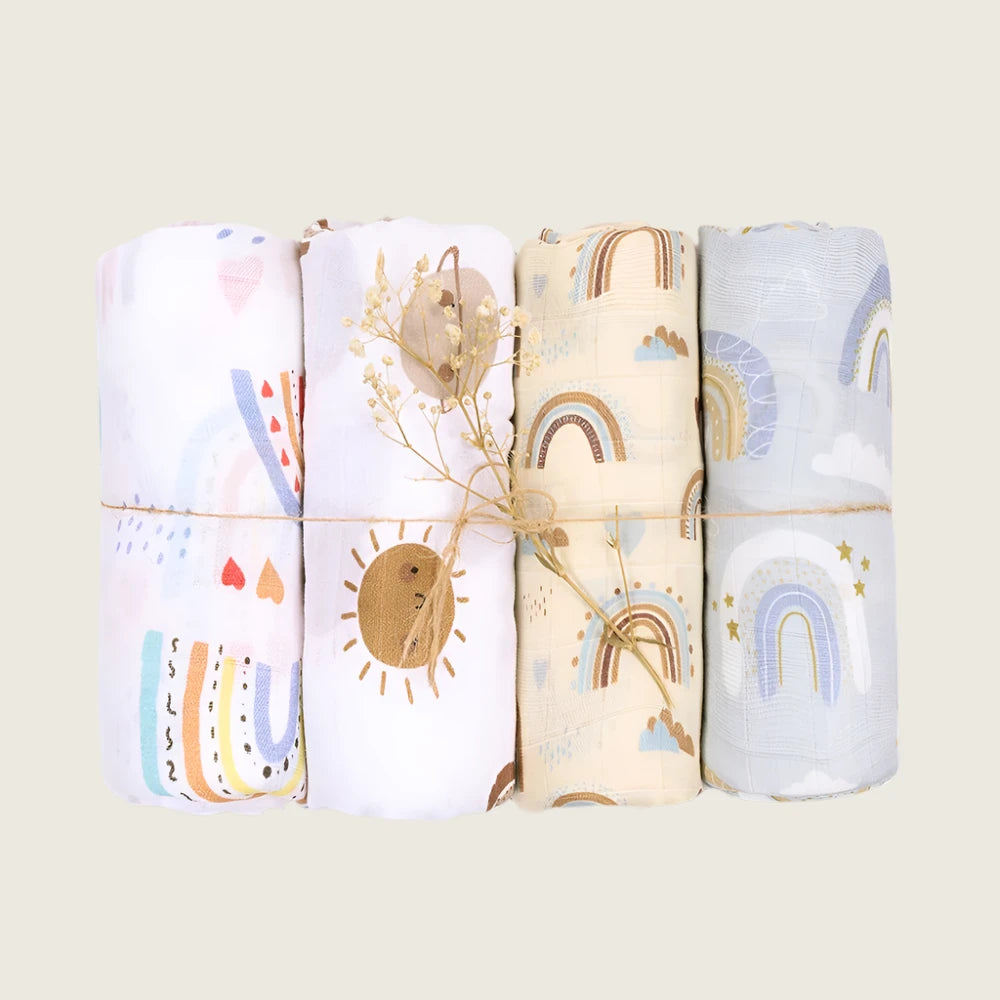 Muslin Swaddle Quartet