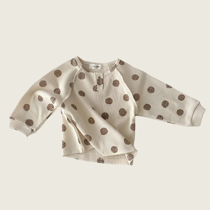 Waffle Cotton Long Sleeve T-Shirts