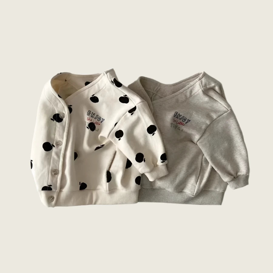 Big Apple Sweatshirt Cardigan