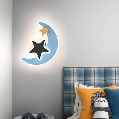 Moon and Stars Wall Lamp