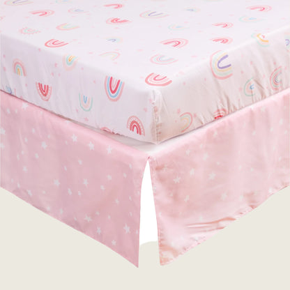 Over The Rainbow Baby Crib Set