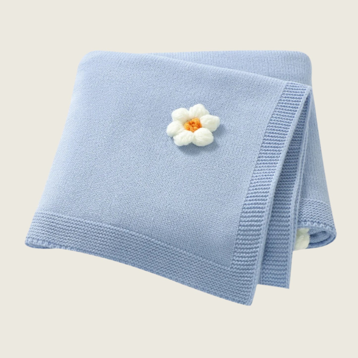 Blossom Knit Baby Blanket
