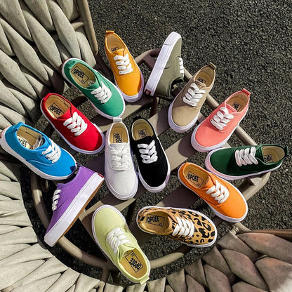 Rainbow Runner Canvas Sneakers