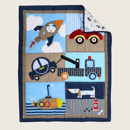 Vroom Vroom Baby Crib Set