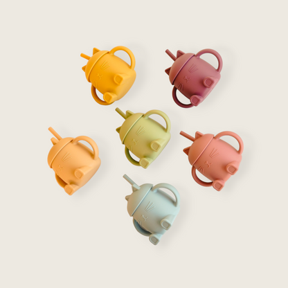 Anna Sippy Cup with Straw - Silicone