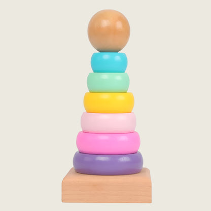 Rainbow Stacking Rings