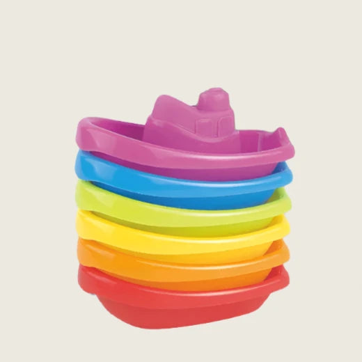Stackable Bath Cups and Boats