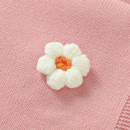 Blossom Knit Baby Blanket