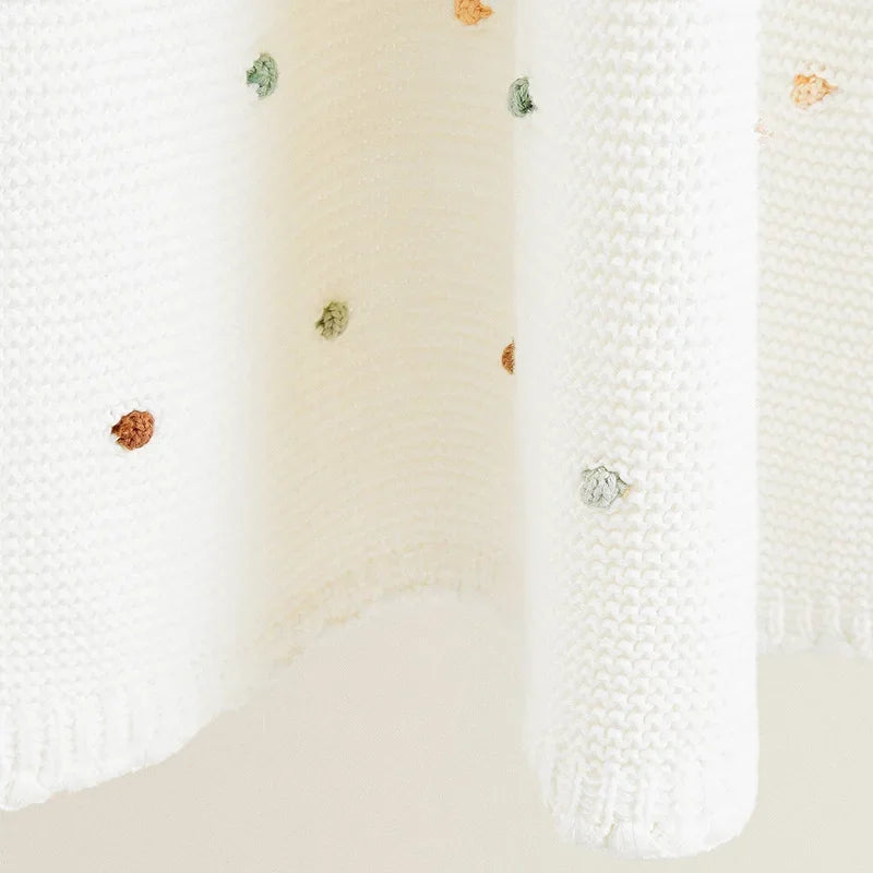 Rainbow Dreams Kintted Baby Blanket