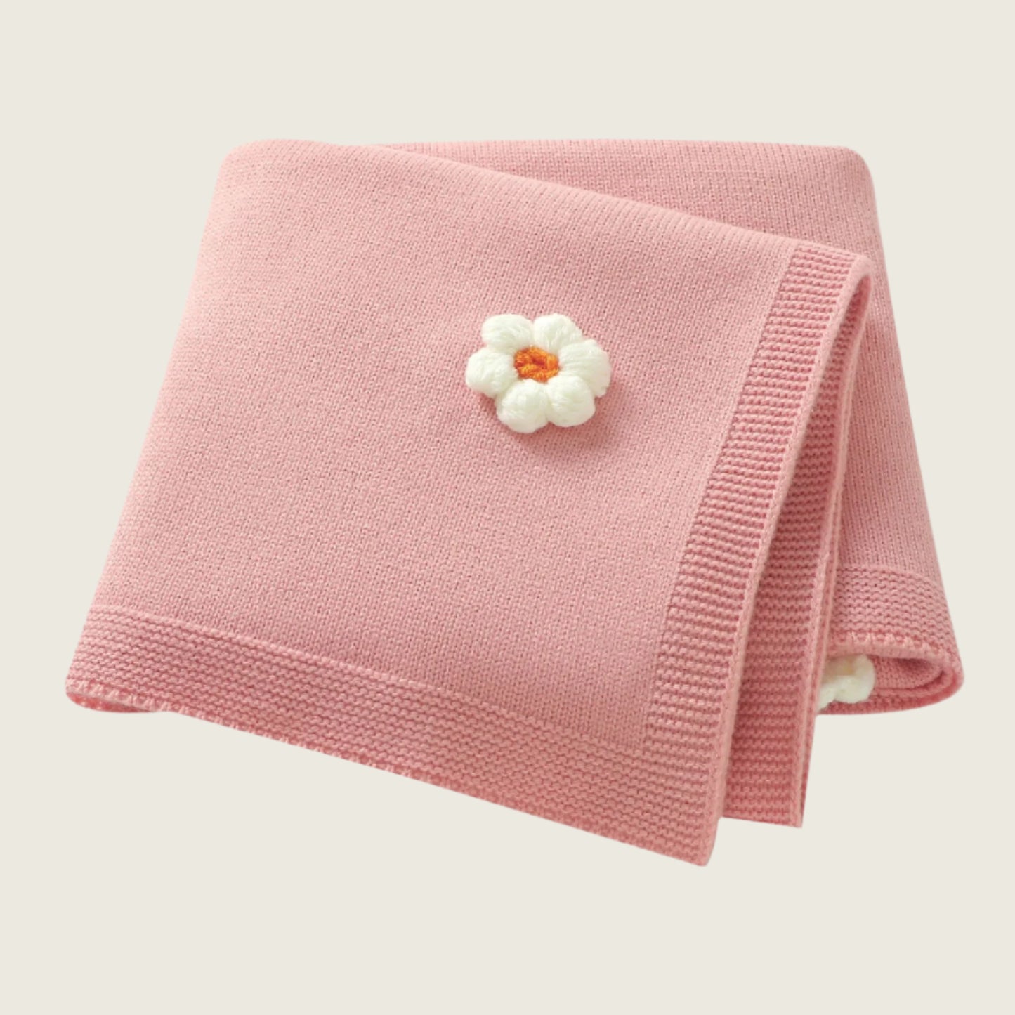 Blossom Knit Baby Blanket