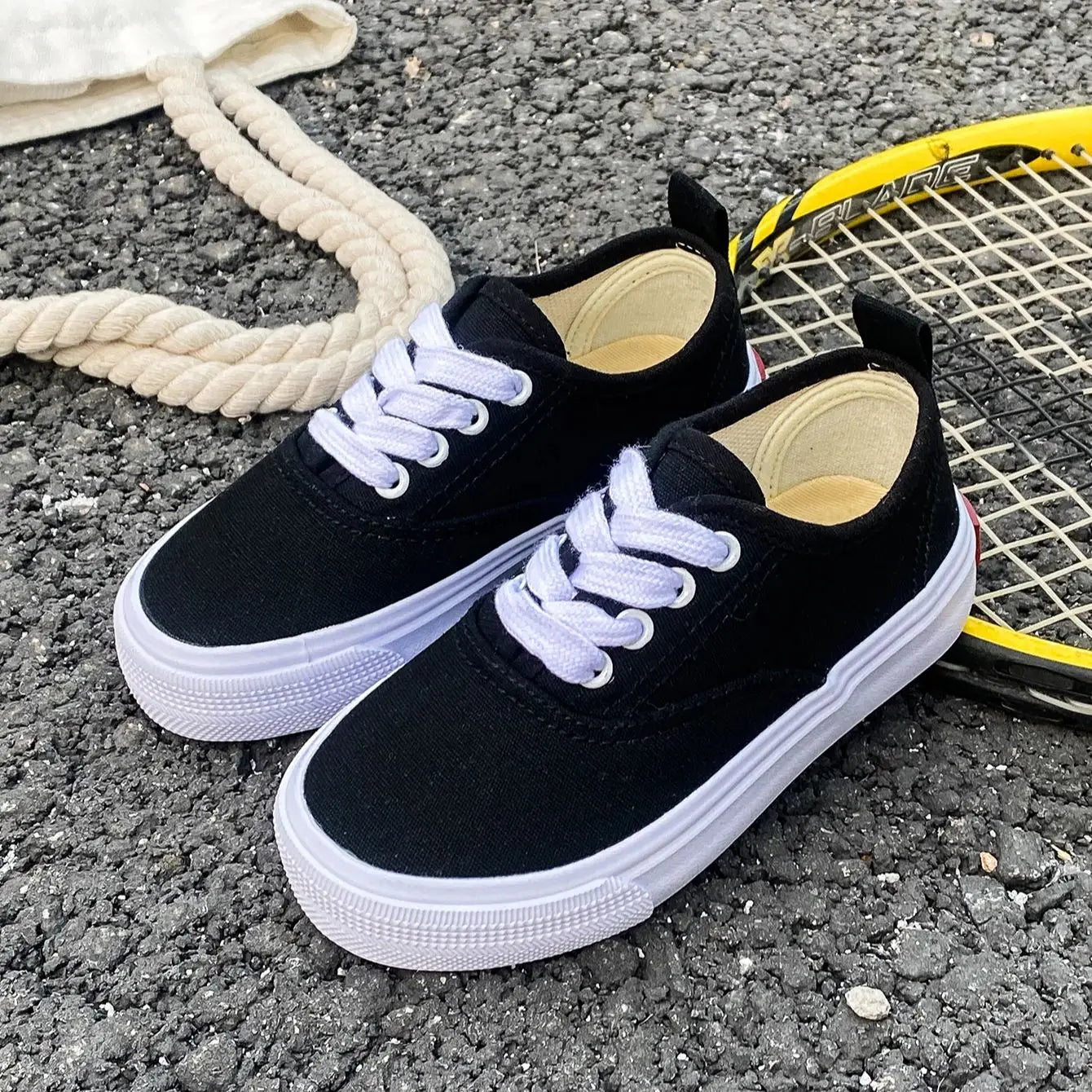 Rainbow Runner Canvas Sneakers