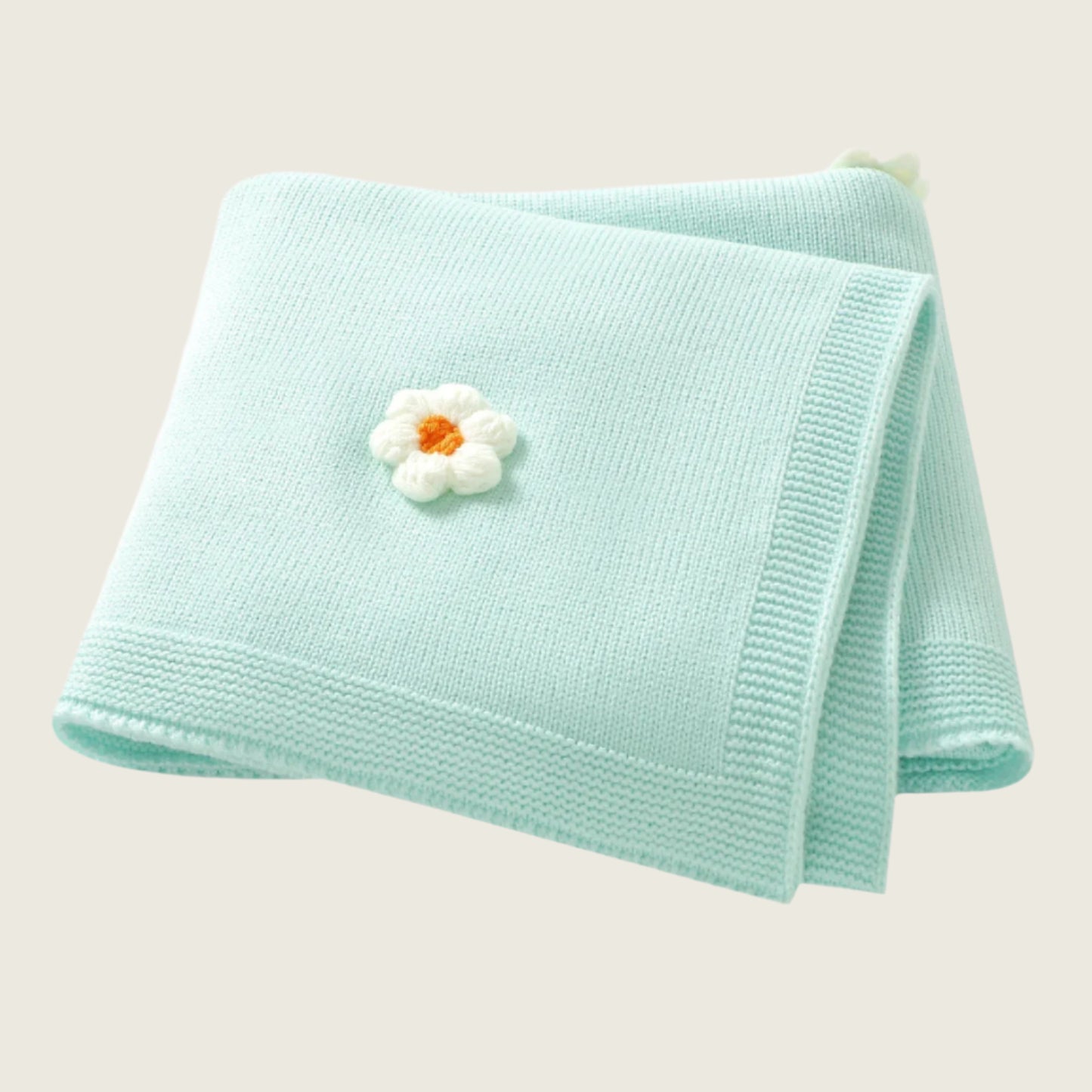 Blossom Knit Baby Blanket