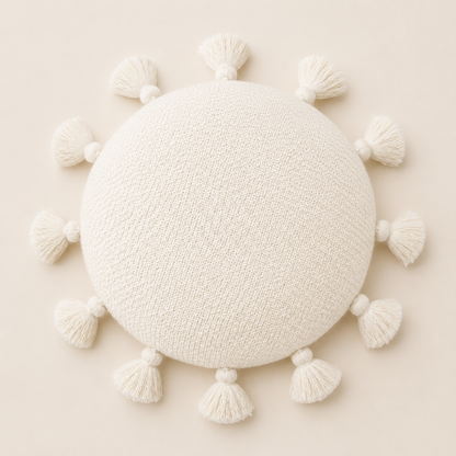 Round Tassel Cushion