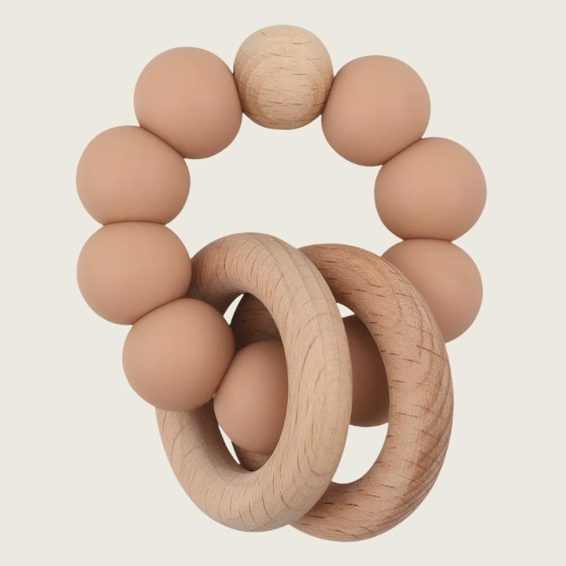 Beechwood and Silicone Teether