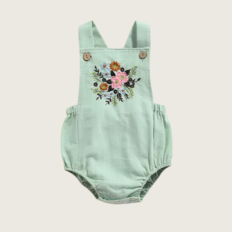 Sleeveless Floral Romper