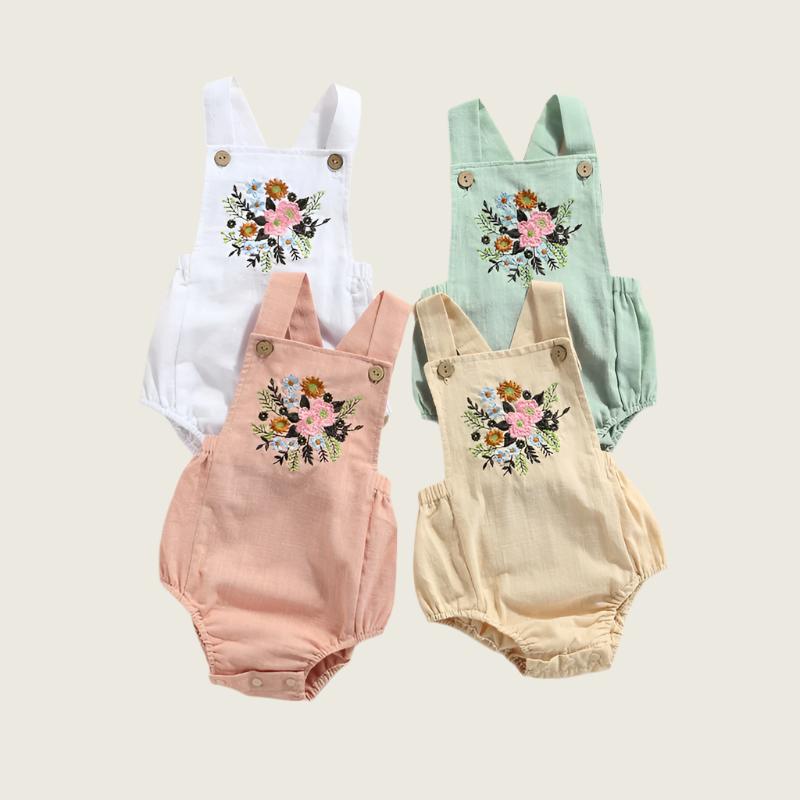 Sleeveless Floral Romper