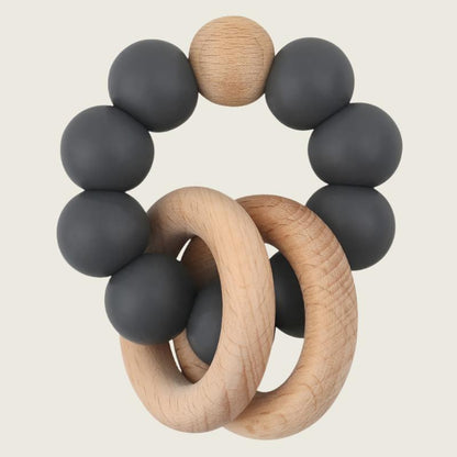 Beechwood and Silicone Teether