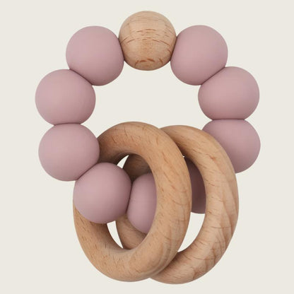 Beechwood and Silicone Teether