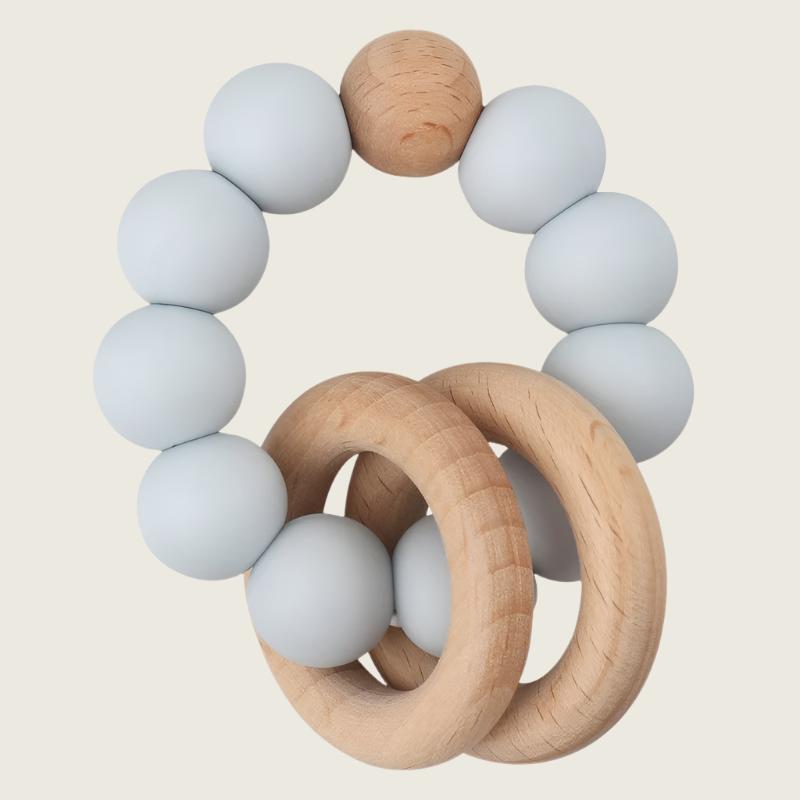 Beechwood and Silicone Teether