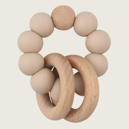 Beechwood and Silicone Teether