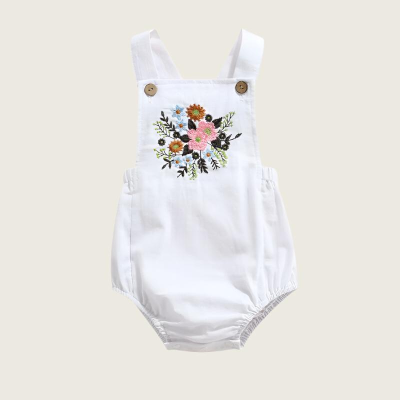 Sleeveless Floral Romper