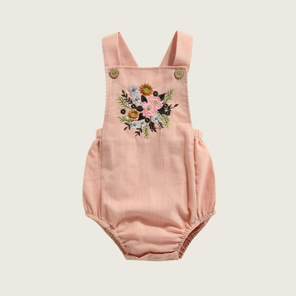 Sleeveless Floral Romper