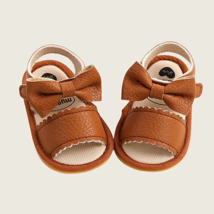 Bow Slip-On Sandals