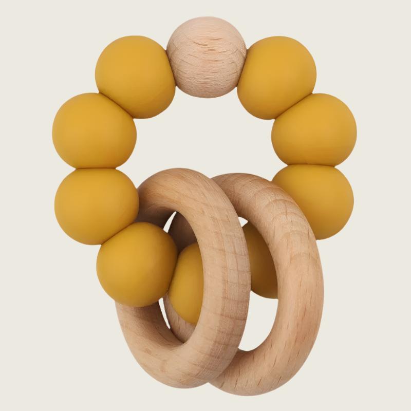 Beechwood and Silicone Teether