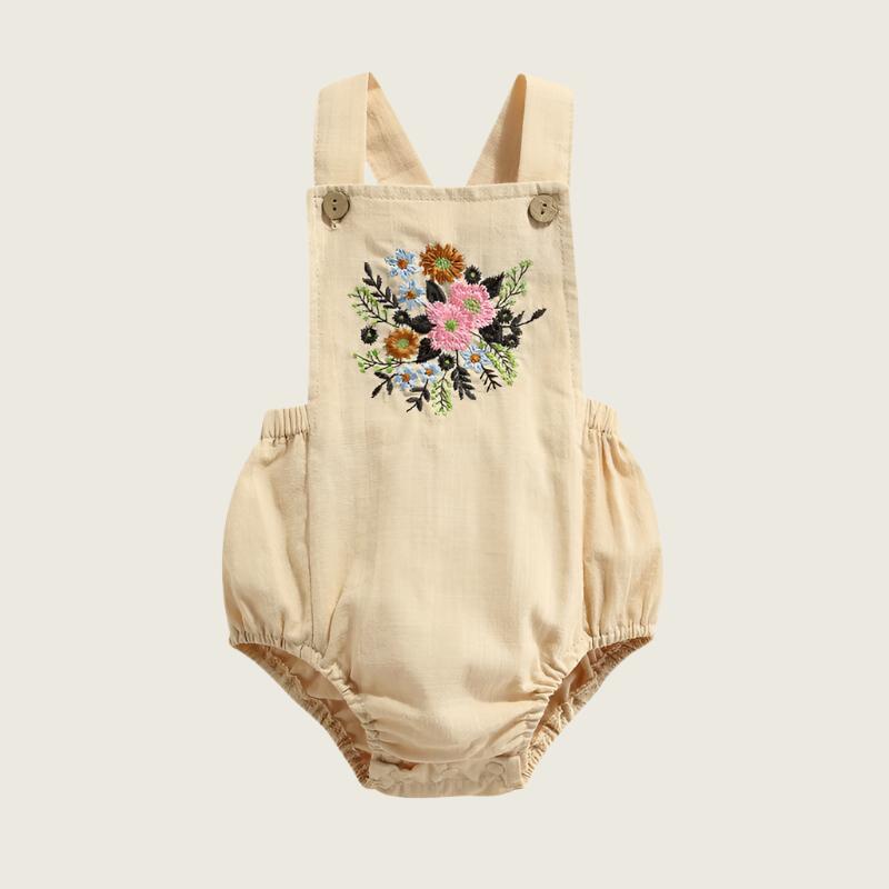 Sleeveless Floral Romper