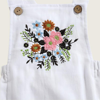 Sleeveless Floral Romper