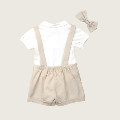 Benjamin Romper and Overall Set