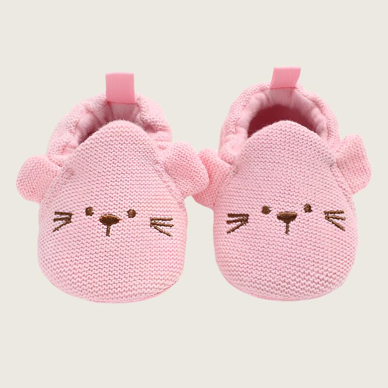 Knitted Mouse Shoes