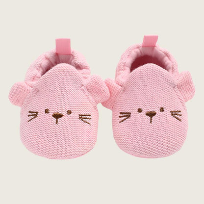 Knitted Mouse Shoes