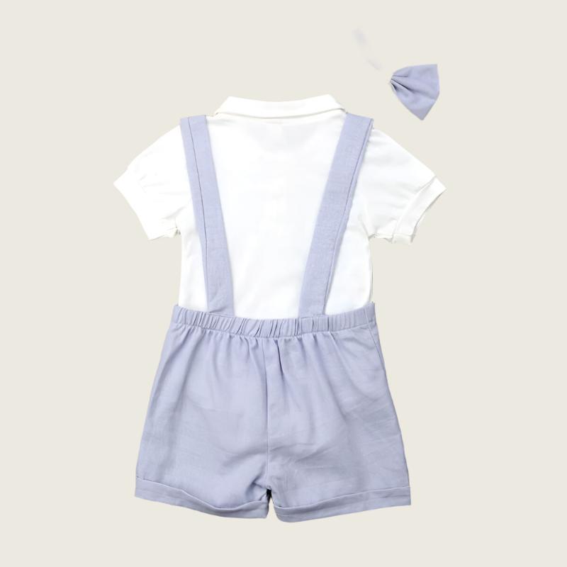 Benjamin Romper and Overall Set