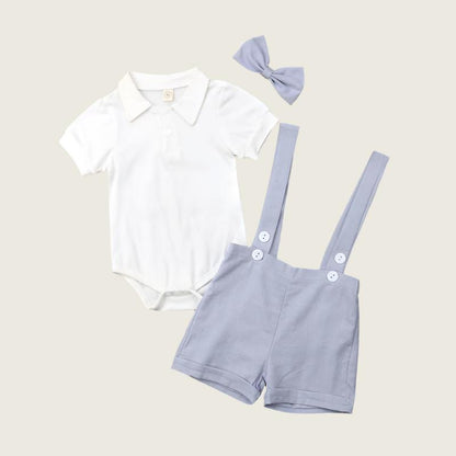 Benjamin Romper and Overall Set