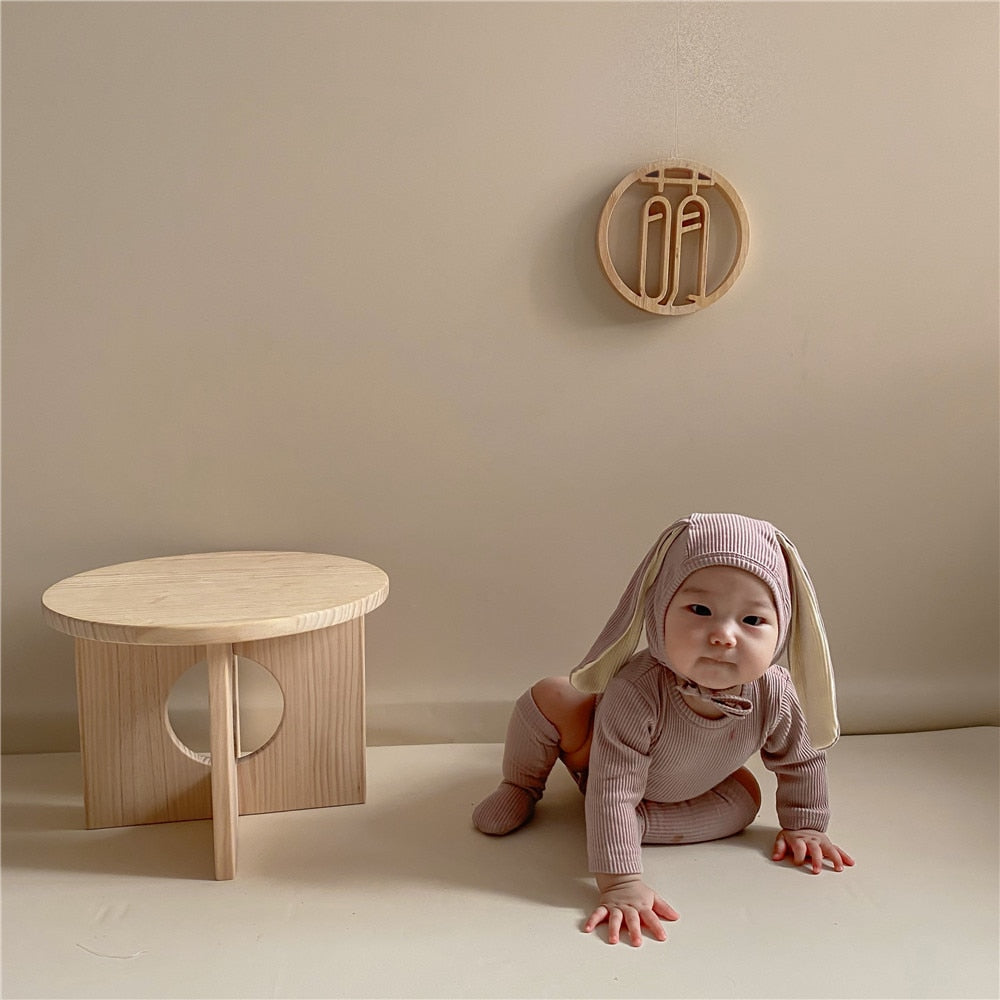 Ribbed Easter Bunny Jumpsuit