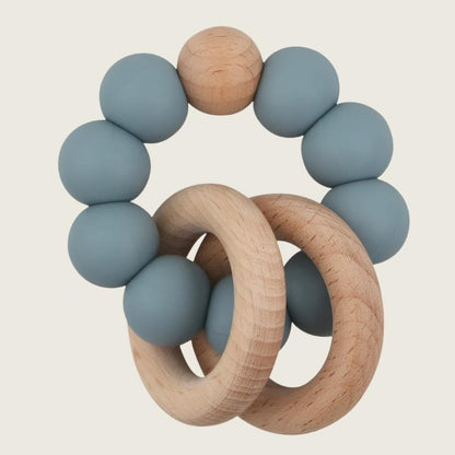 Beechwood and Silicone Teether
