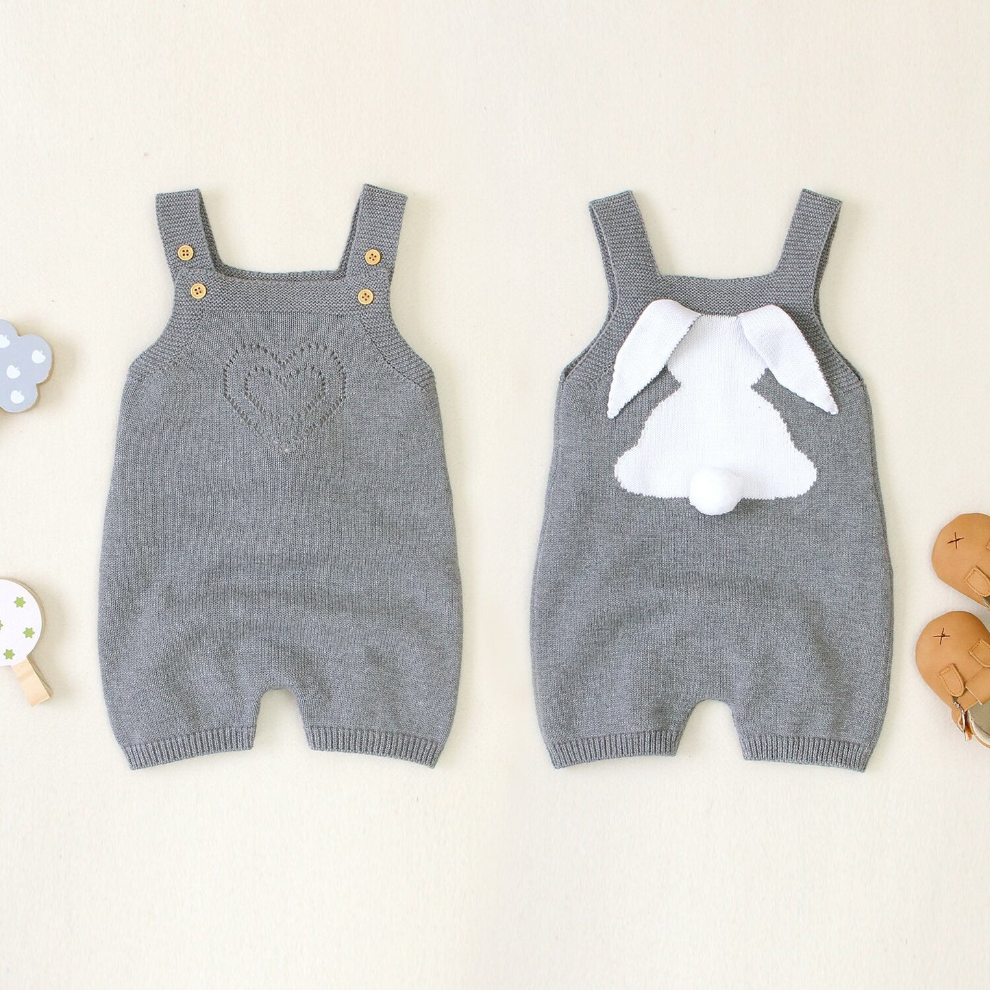 Bunny Tail Romper