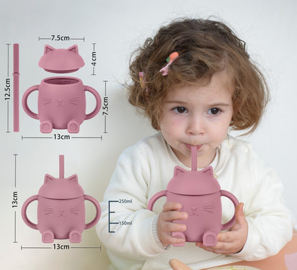 Anna Sippy Cup with Straw - Silicone
