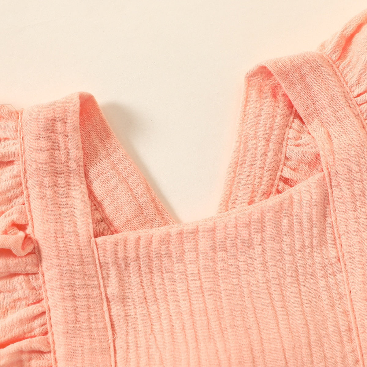 Muslin Romper and Headband Set