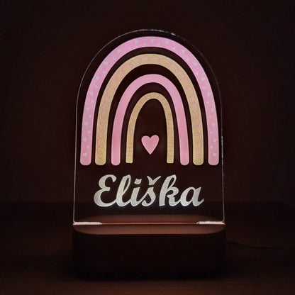 Rainbow Personalised Night Light