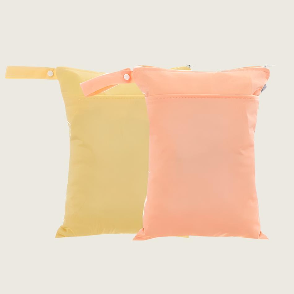 Peach and Lemon Large Wet Bags