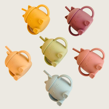 Anna Sippy Cup with Straw - Silicone